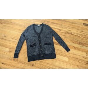 Madewell Cardigan Sweater Knit Button Front Pockets Cozy Layering Small